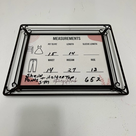 Shein Button Front Plunging Halter Top with Matching Pants Size M, Black - Picture 14 of 15